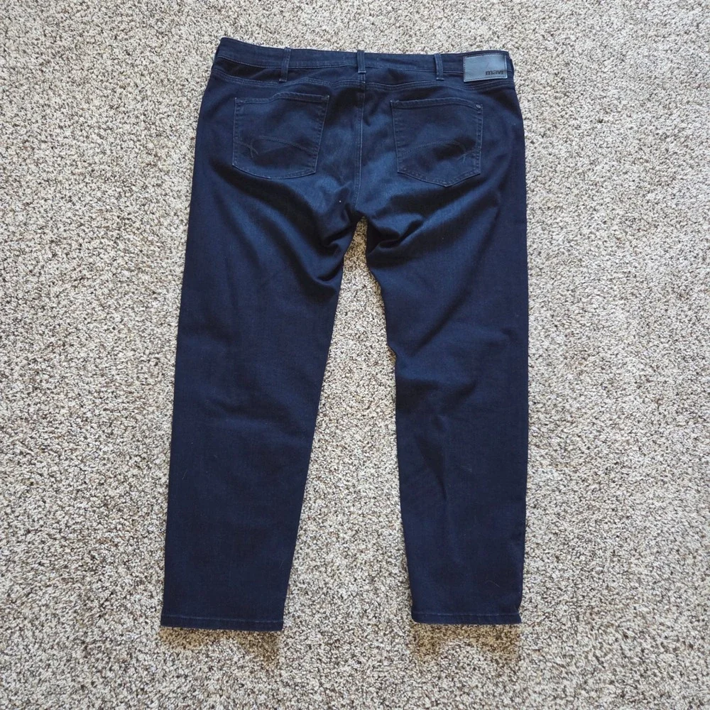 Mavi Jake Slim Leg Jeans Mens 42x29 Dark Indigo Blue Stretch Denim RN 95767